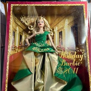 Mattel Holiday Barbies 7 of them 2011, 2009, 2019, 2010, 2017, 2012,2021 new
